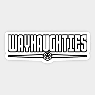 WayHaughties Sticker